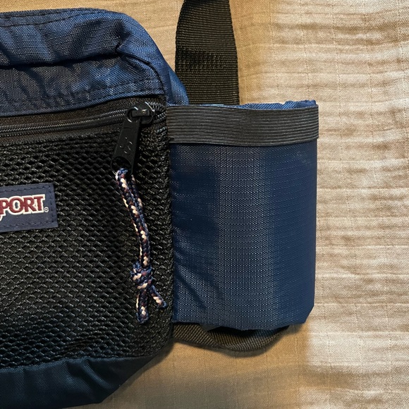 Vintage JanSport fanny pack / waist bag. Blue & black. Like new. - Picture 3 of 3